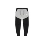 EM Sneakers Nike Sportswear Tech Fleece Full Zip Hoodie & Pant & Joggers Set Black and Gray Stitching