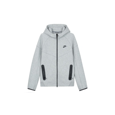 EM Sneakers Nike Sportswear Tech Fleece Full-Zip Hoodie & Joggers Set Dark Heather Gray 01