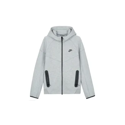 EM Sneakers Nike Sportswear Tech Fleece Full-Zip Hoodie & Joggers Set Dark Heather Gray 01