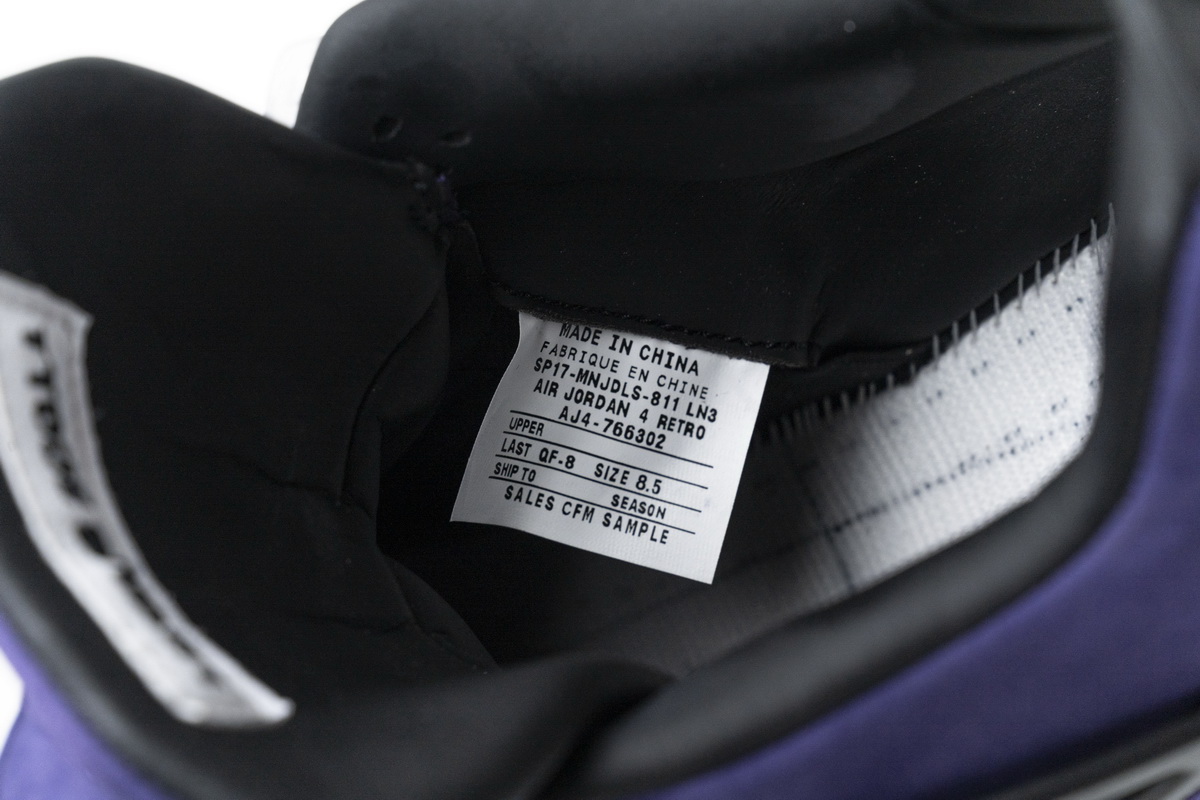 EM Sneakers  Air Jordan 4 x Travis Scott Retro Purple