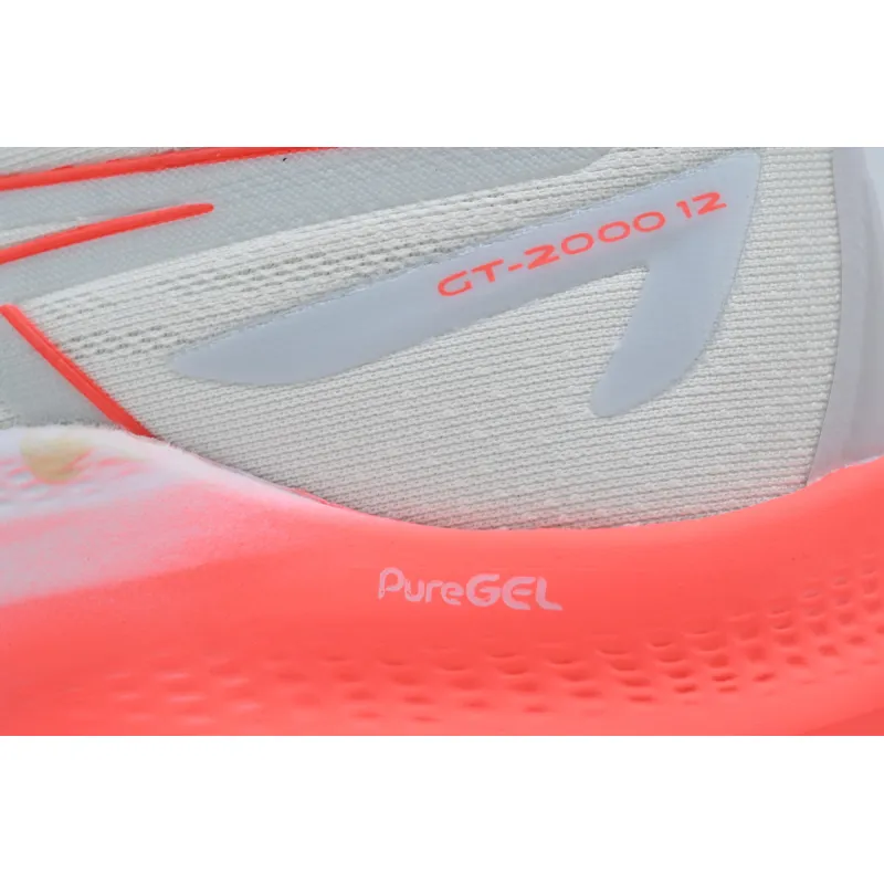 EM Sneakers ASICS GT 2000 12 'White Sunrise Red'