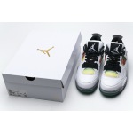 EM Sneakers Jordan 4 Retro Lucid Green Rasta
