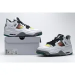 EM Sneakers Jordan 4 Retro Lucid Green Rasta