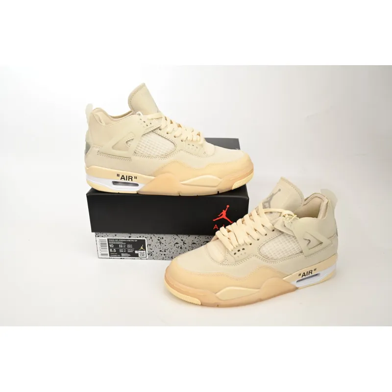 EM Sneakers Jordan 4 Retro × Off-White Sail