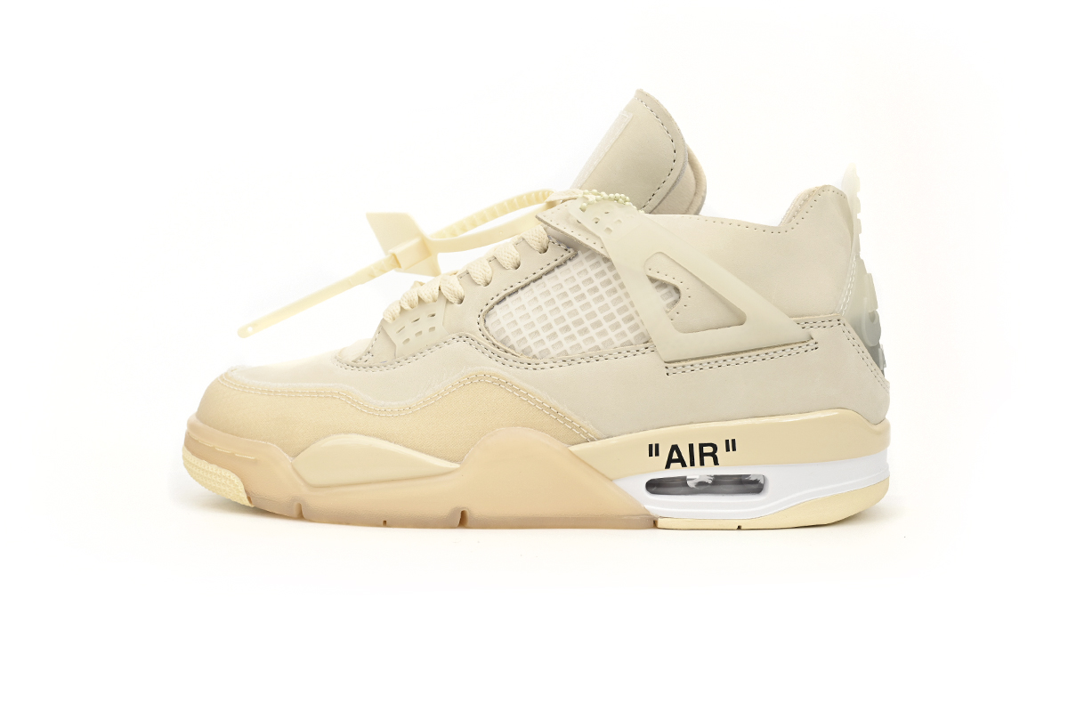 EM Sneakers Jordan 4 Retro × Off-White Sail