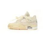 EM Sneakers Jordan 4 Retro × Off-White Sail