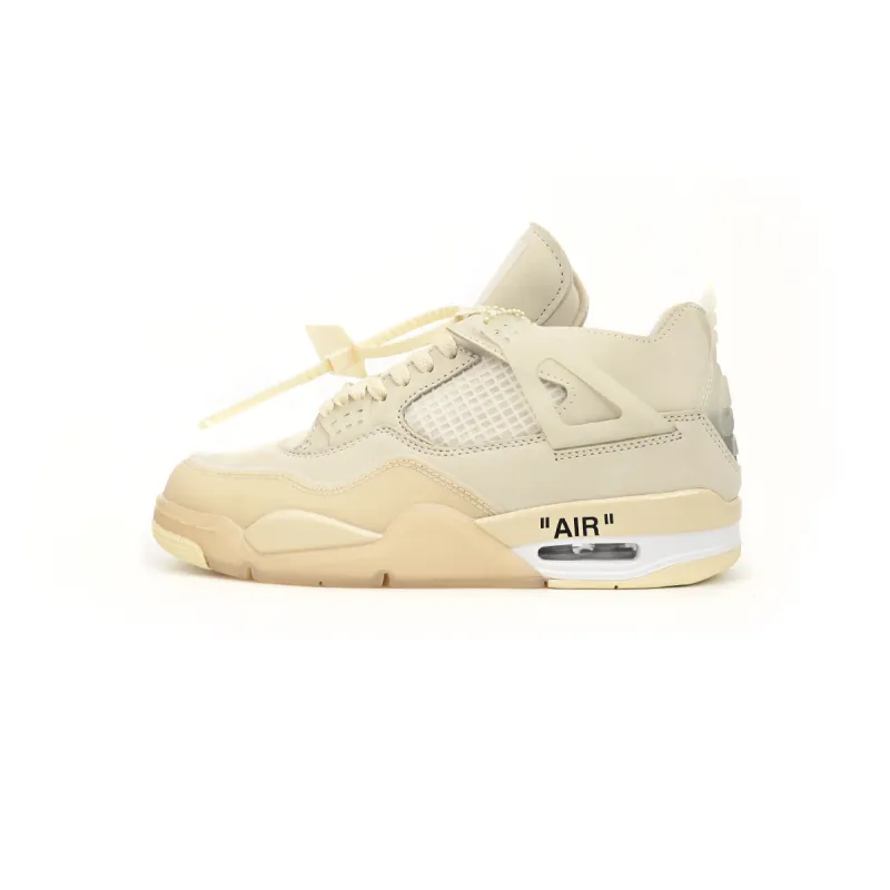 EM Sneakers Jordan 4 Retro × Off-White Sail