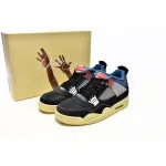 EM Sneakers Jordan 4 x Union LA  Retro Off Noir