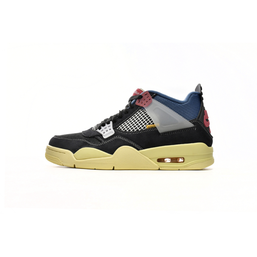 EM Sneakers Jordan 4 x Union LA  Retro Off Noir