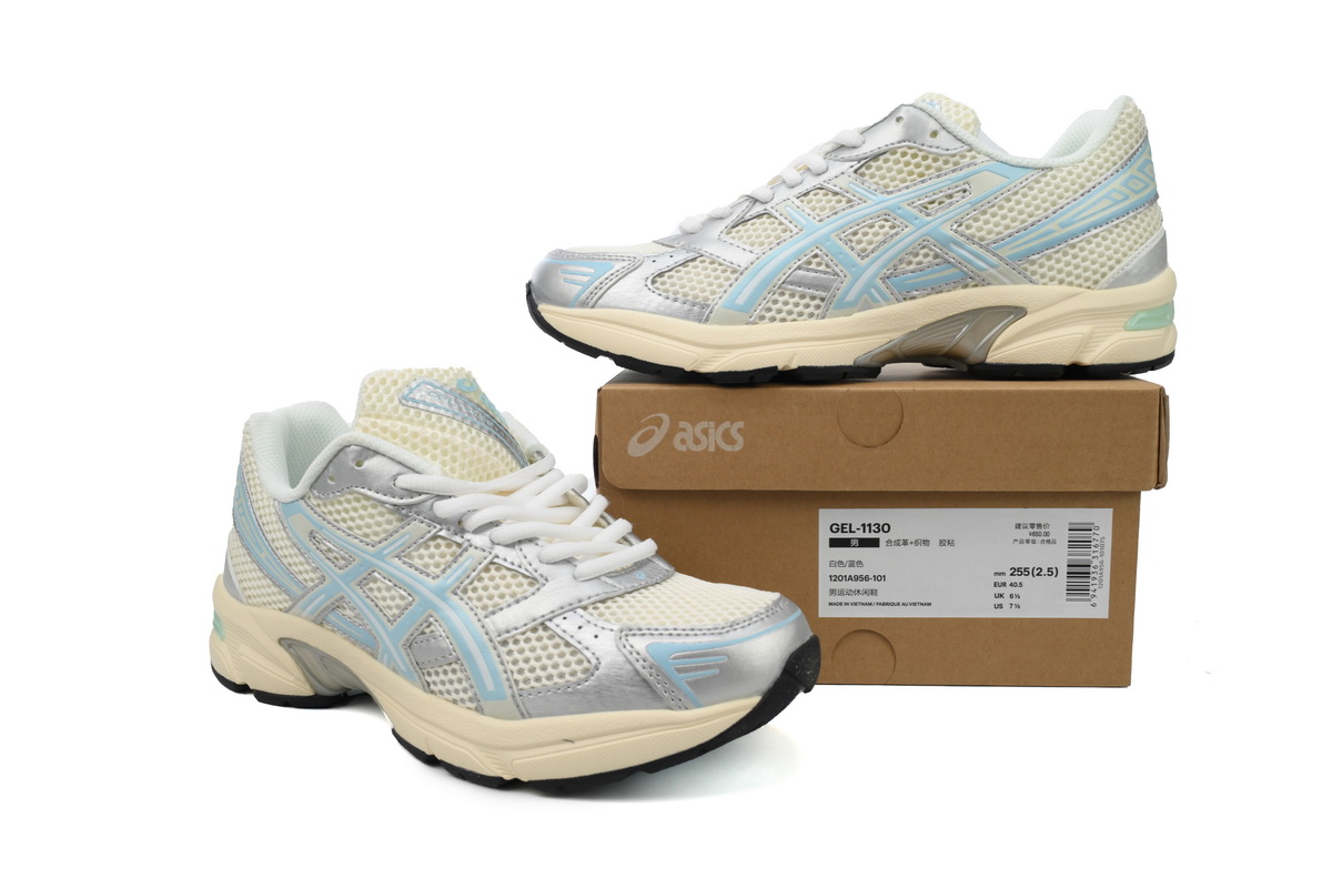 EM Sneakers ASICS Kith x Gel 1130 'Cream Starlight Blue'