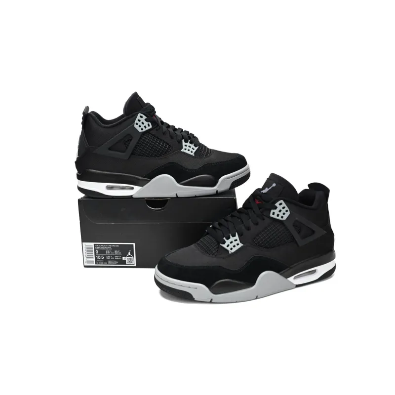 EM Sneakers Jordan 4 Retro SE Black Canvas