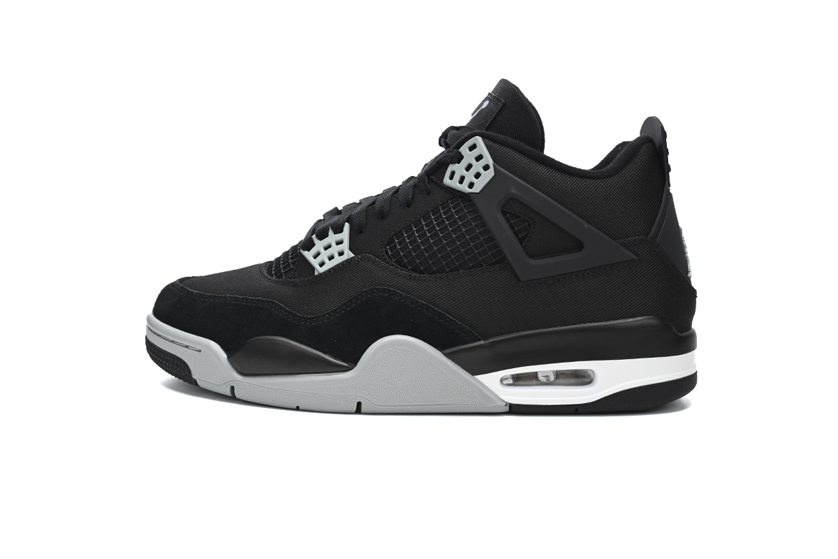 EM Sneakers Jordan 4 Retro SE Black Canvas