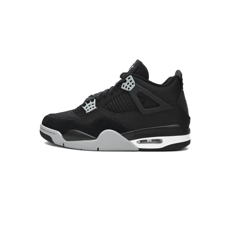 EM Sneakers Jordan 4 Retro SE Black Canvas