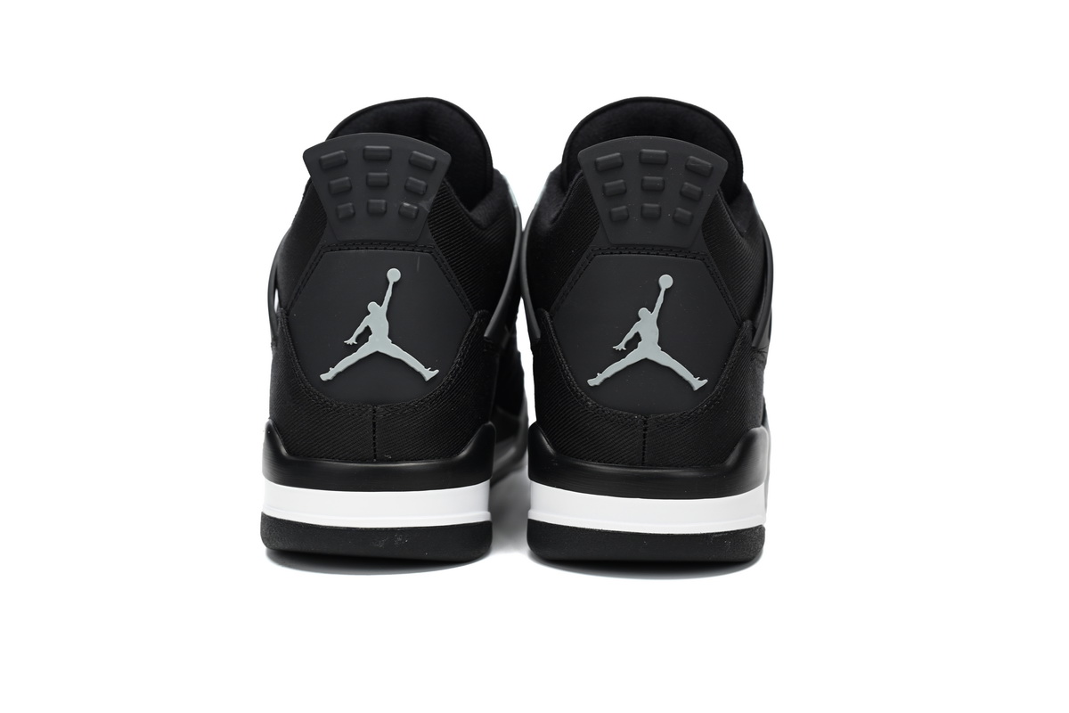 EM Sneakers Jordan 4 Retro SE Black Canvas