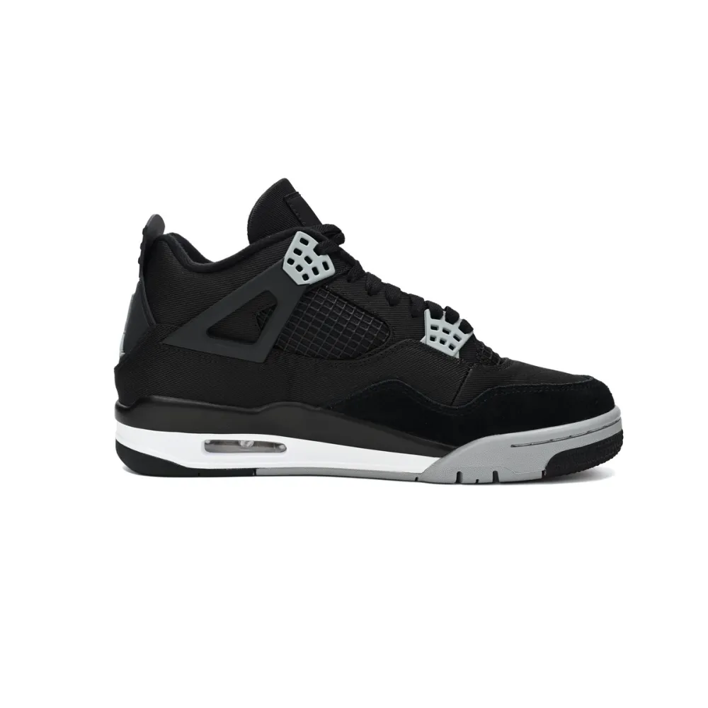 EM Sneakers Jordan 4 Retro SE Black Canvas