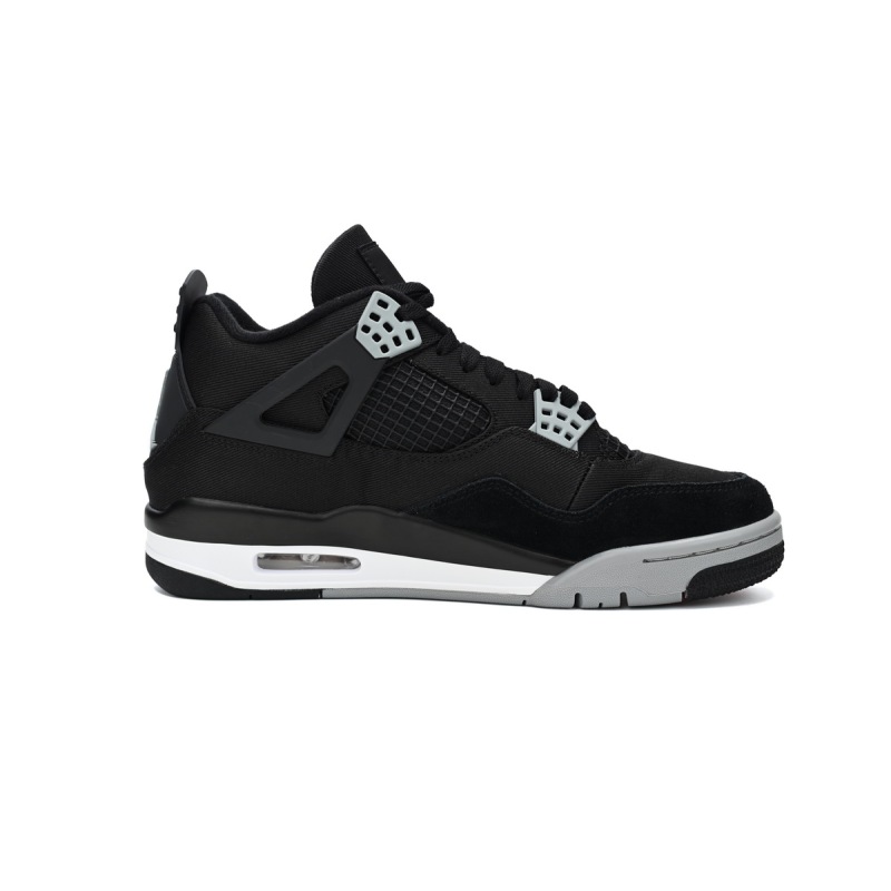 EM Sneakers Jordan 4 Retro SE Black Canvas