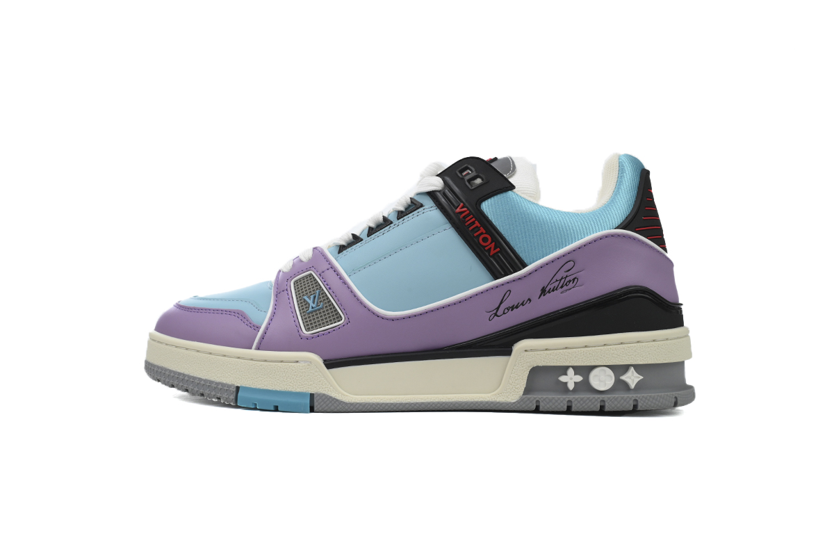 EM Sneakers Louis Vuitton Trainer Blue Purple