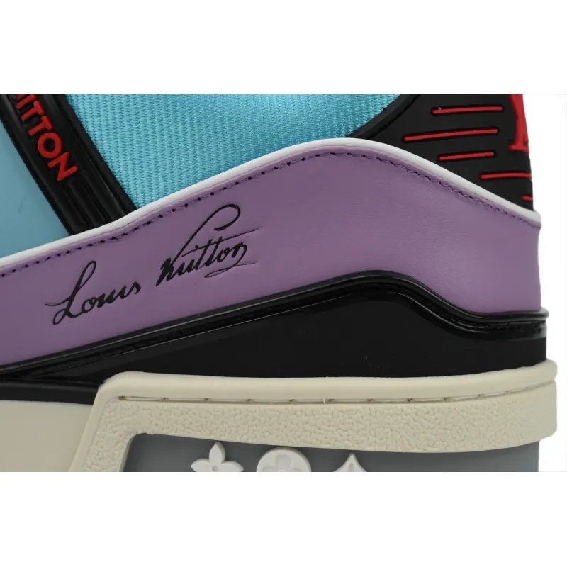 EM Sneakers Louis Vuitton Trainer Blue Purple