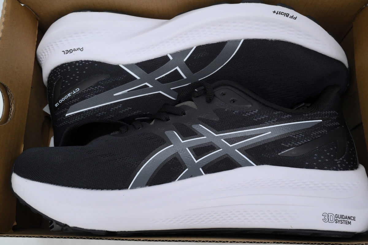 EM Sneakers ASICS GT 2000 12 'Black Carrier Grey'