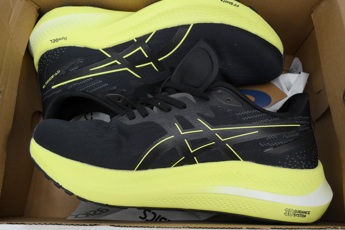 EM Sneakers ASICS GT 2000 12 'Black Glow Yellow'