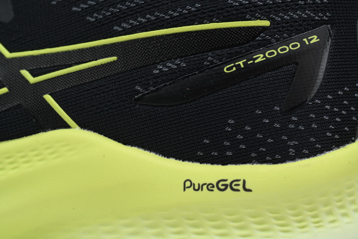 EM Sneakers ASICS GT 2000 12 'Black Glow Yellow'