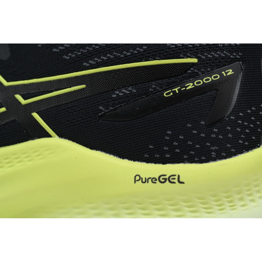 EM Sneakers ASICS GT 2000 12 'Black Glow Yellow'