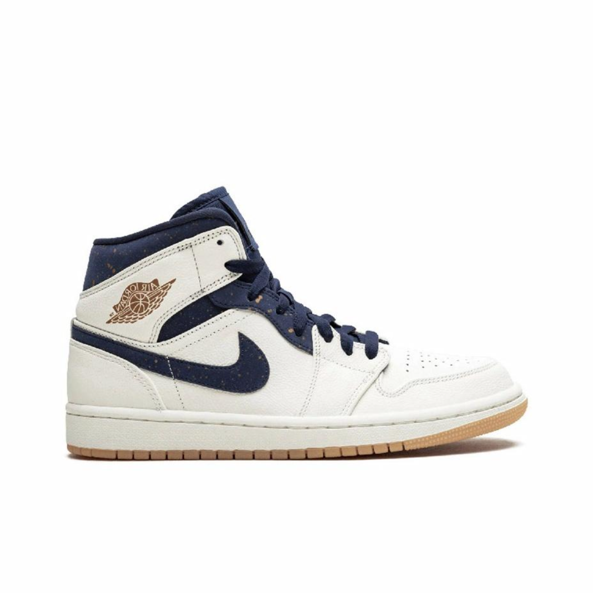 EM Sneakers Jordan 1 Mid Iridescent Reflective White