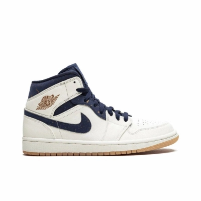 EM Sneakers Jordan 1 Mid Iridescent Reflective White 02