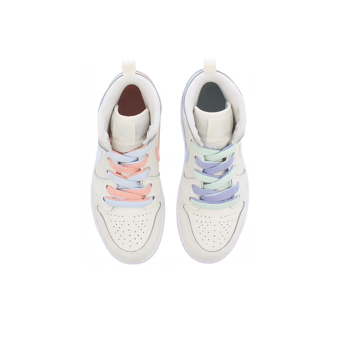 EM Sneakers Jordan 1 Mid Multi-Color Swoosh Phantom