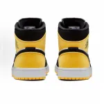 EM Sneakers Jordan 1 Mid Yellow Toe Black