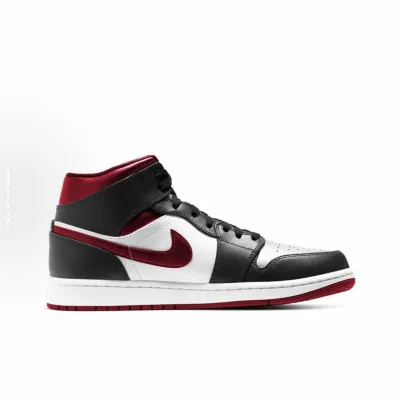 EM Sneakers Jordan 1 Mid Gym Red Black White 02