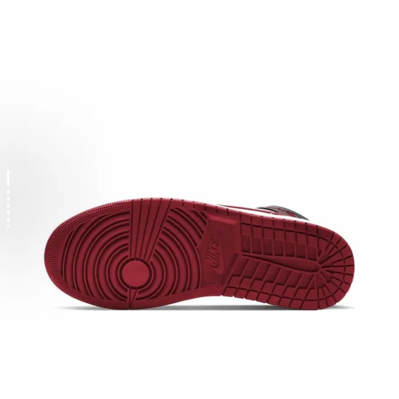 EM Sneakers Jordan 1 Mid Gym Red Black White