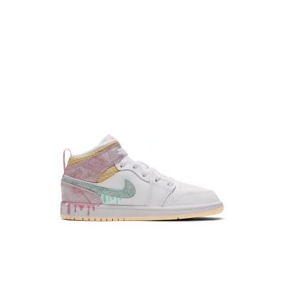 EM Sneakers Jordan 1 Mid Paint Drip (GS) 02