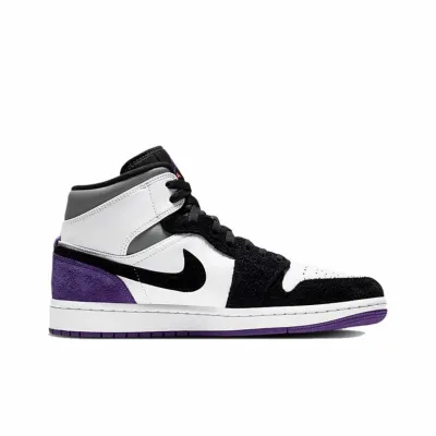EM Sneakers Jordan 1 Mid SE Purple 02
