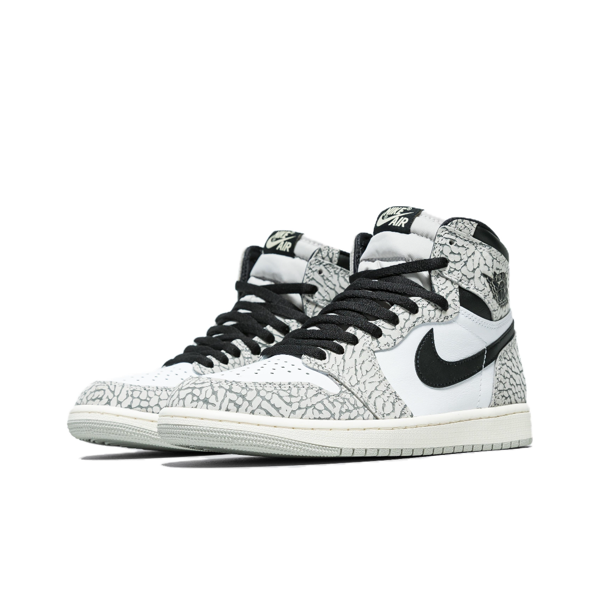 EM Sneakers Jordan 1 Retro High OG White Cement
