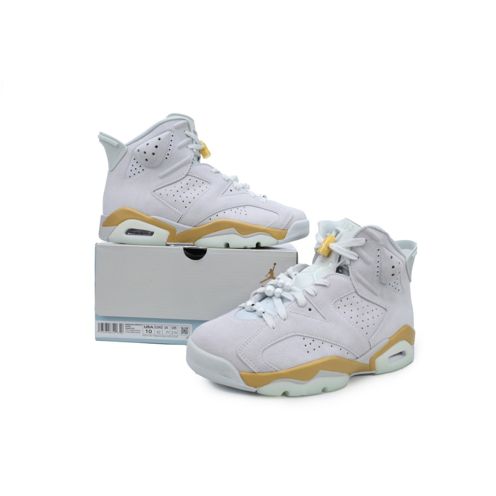 EM Sneakers Jordan 6 Retro Craft Paris Olympics Pearl