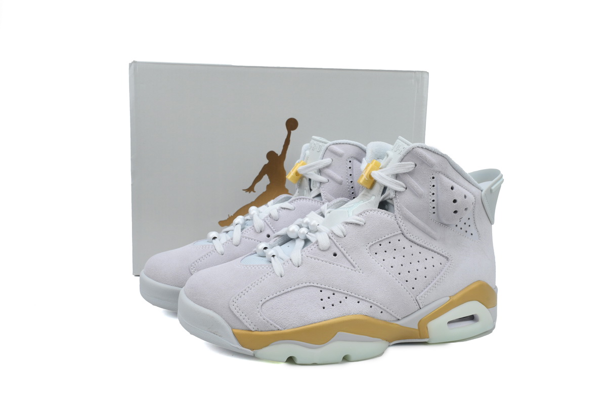 EM Sneakers Jordan 6 Retro Craft Paris Olympics Pearl
