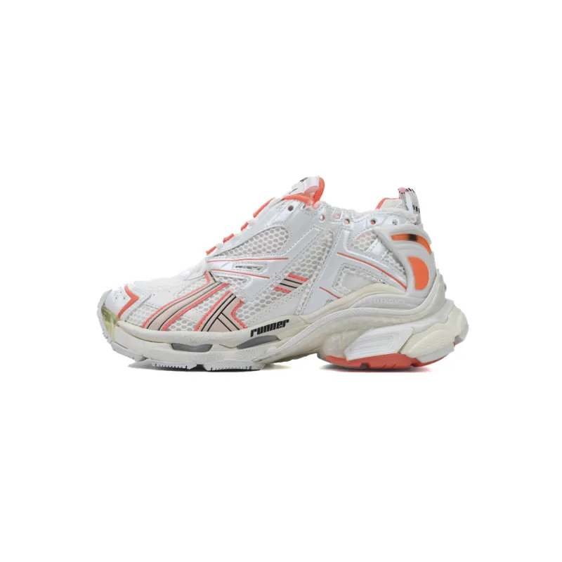 EM Sneakers Balenciaga Runner Eggshell Neon Orange