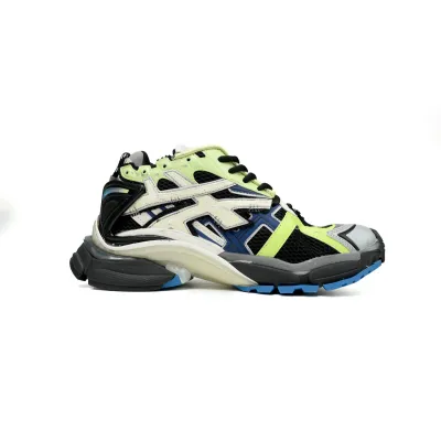 EM Sneakers Balenciaga Runner Green Blue Black Grey 02