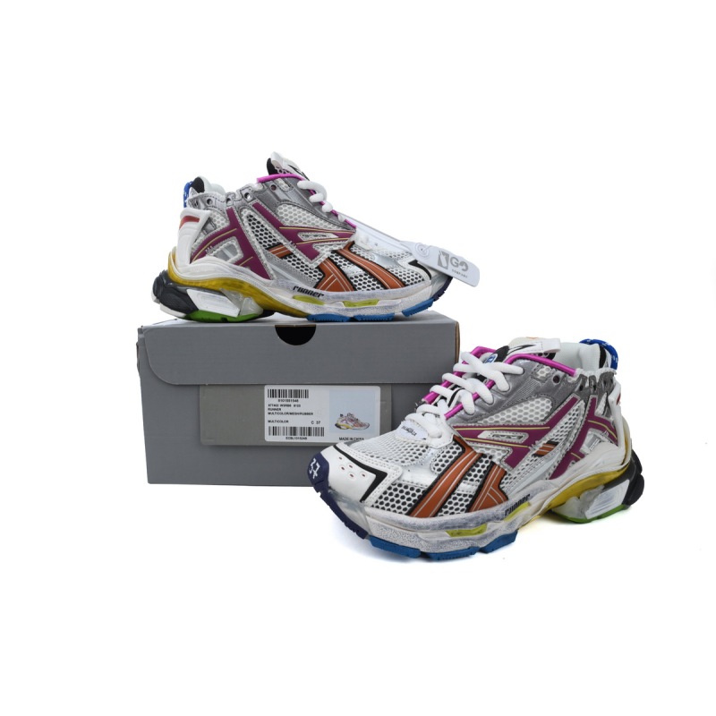 EM Sneakers Balenciaga Runner Silver Purple