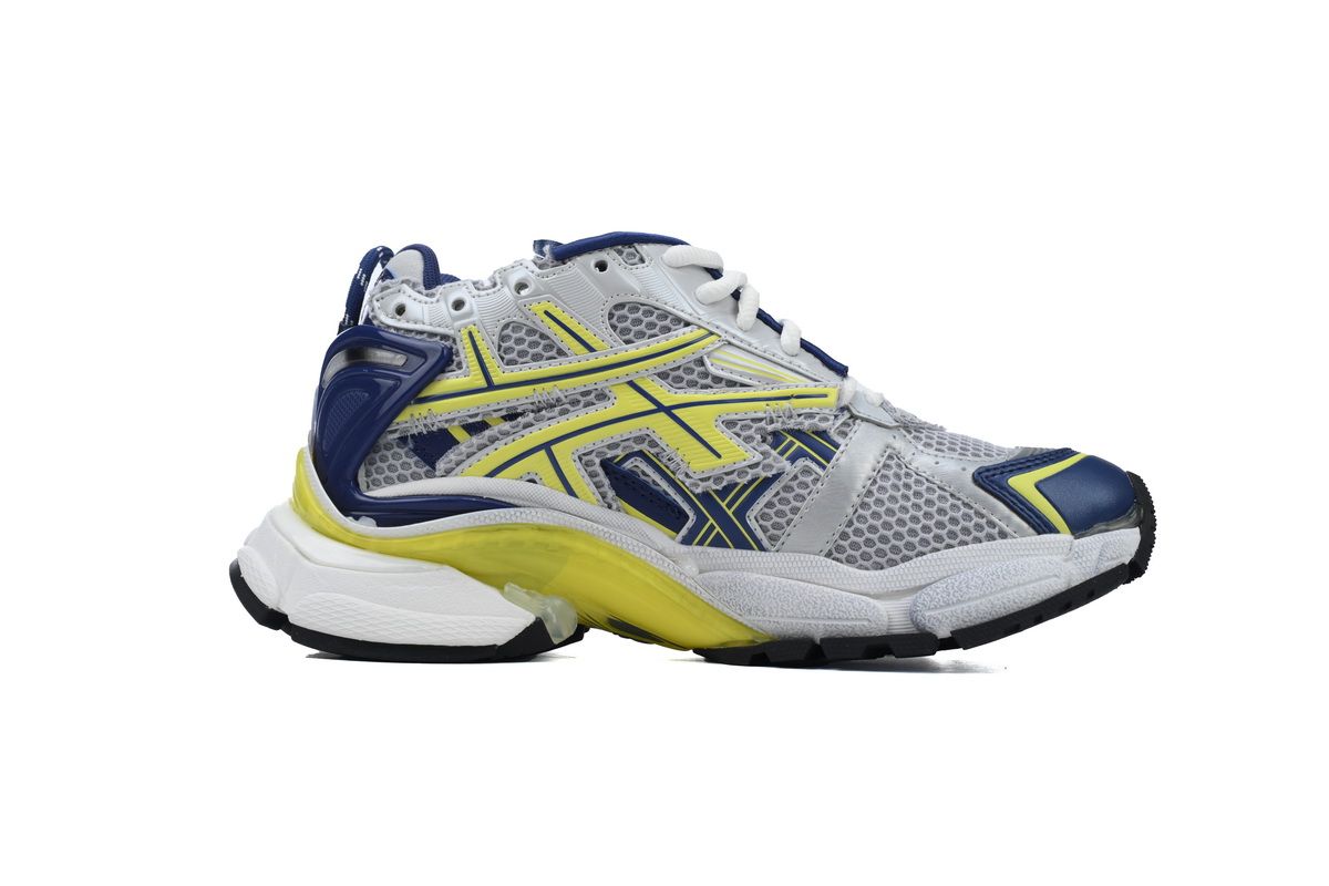 EM Sneakers Balenciaga Runner White Blue Yellow