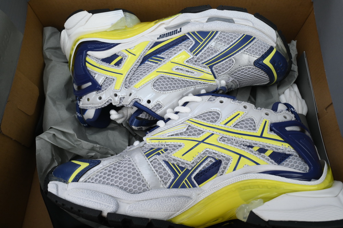 EM Sneakers Balenciaga Runner White Blue Yellow