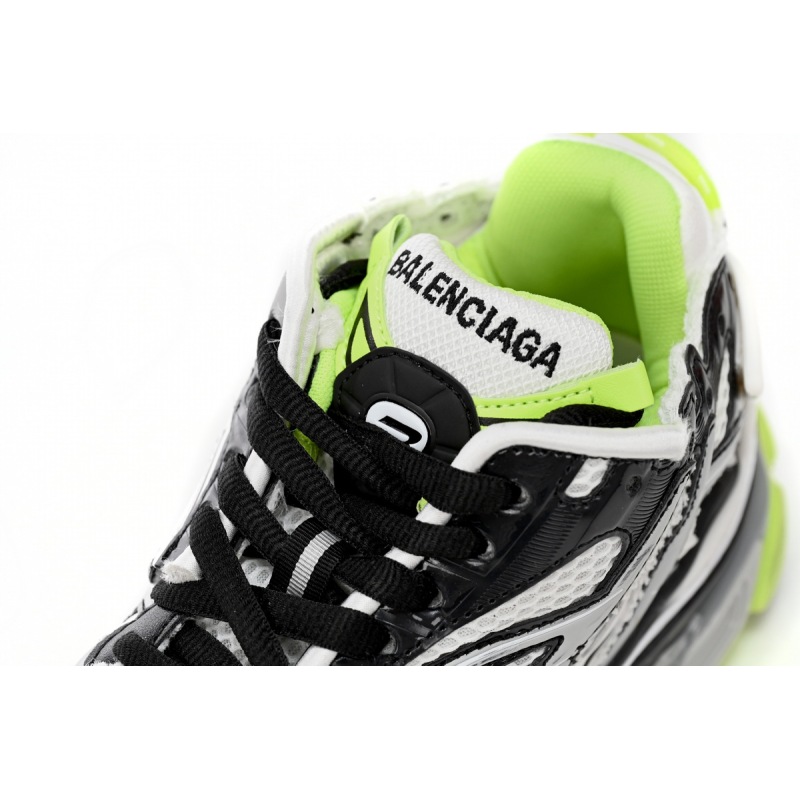 EM Sneakers Balenciaga Runner Black White and Yellow