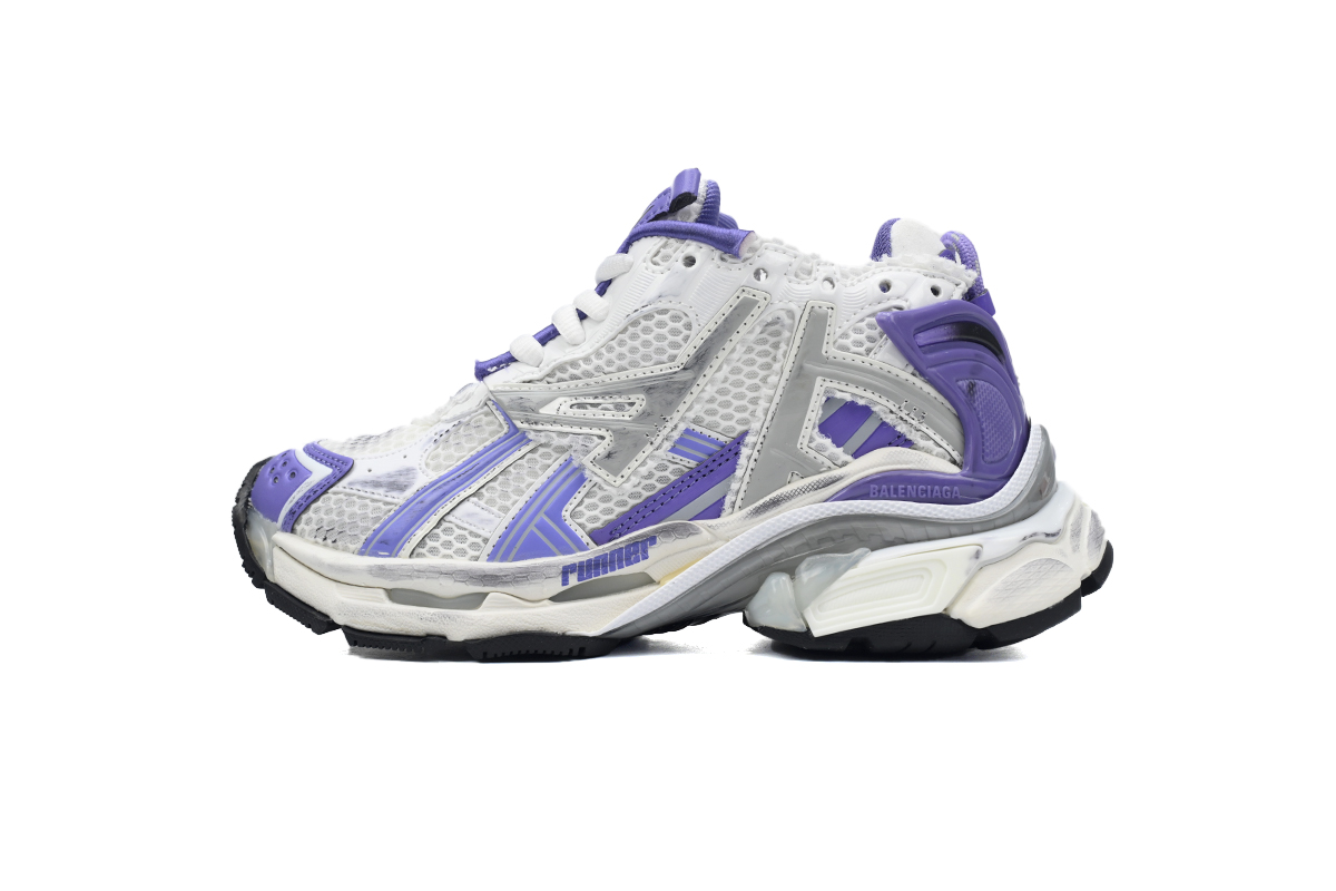 EM Sneakers Balenciaga Runner White Purple
