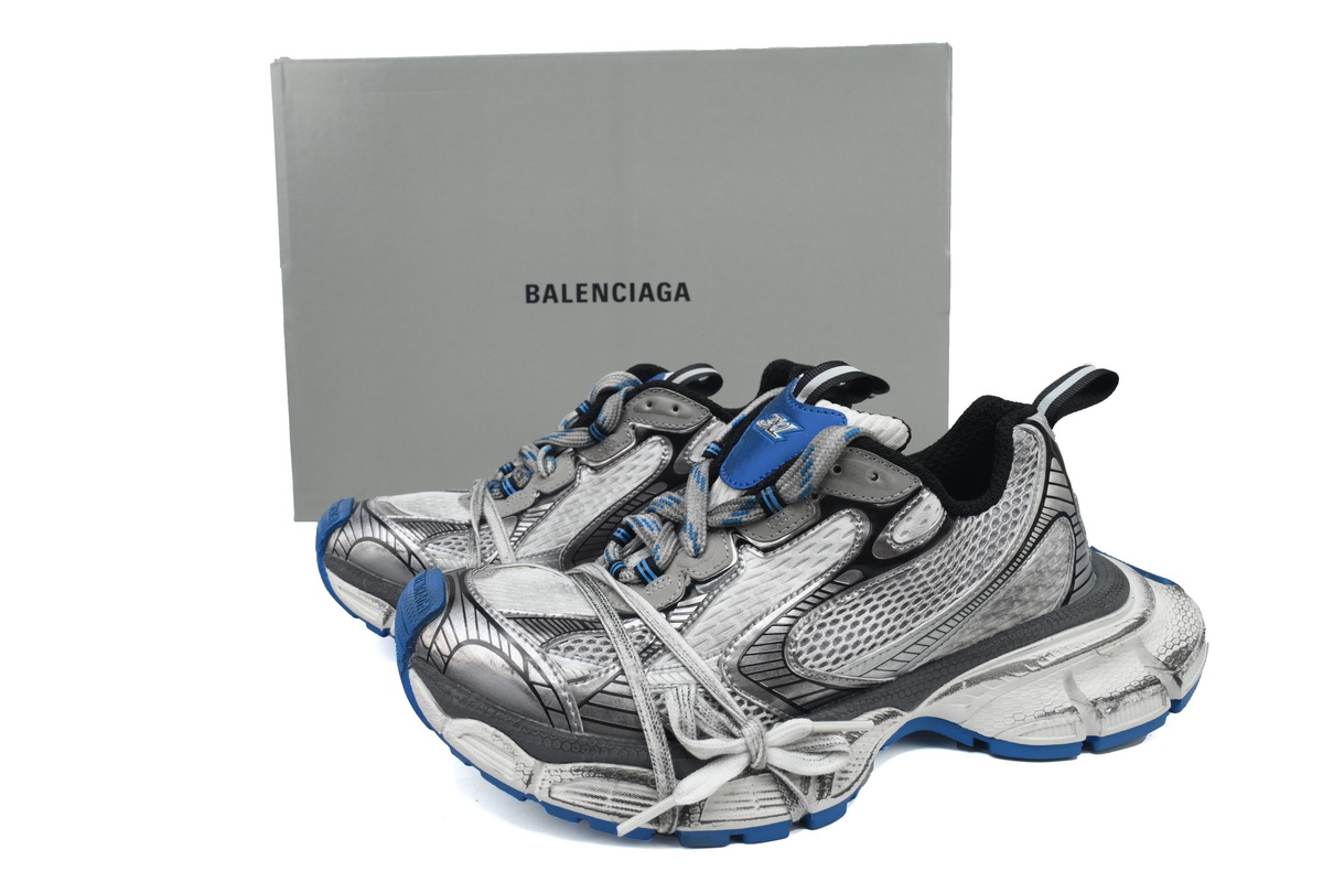 EM Sneakers Balenciaga 3XL Grey White Blue