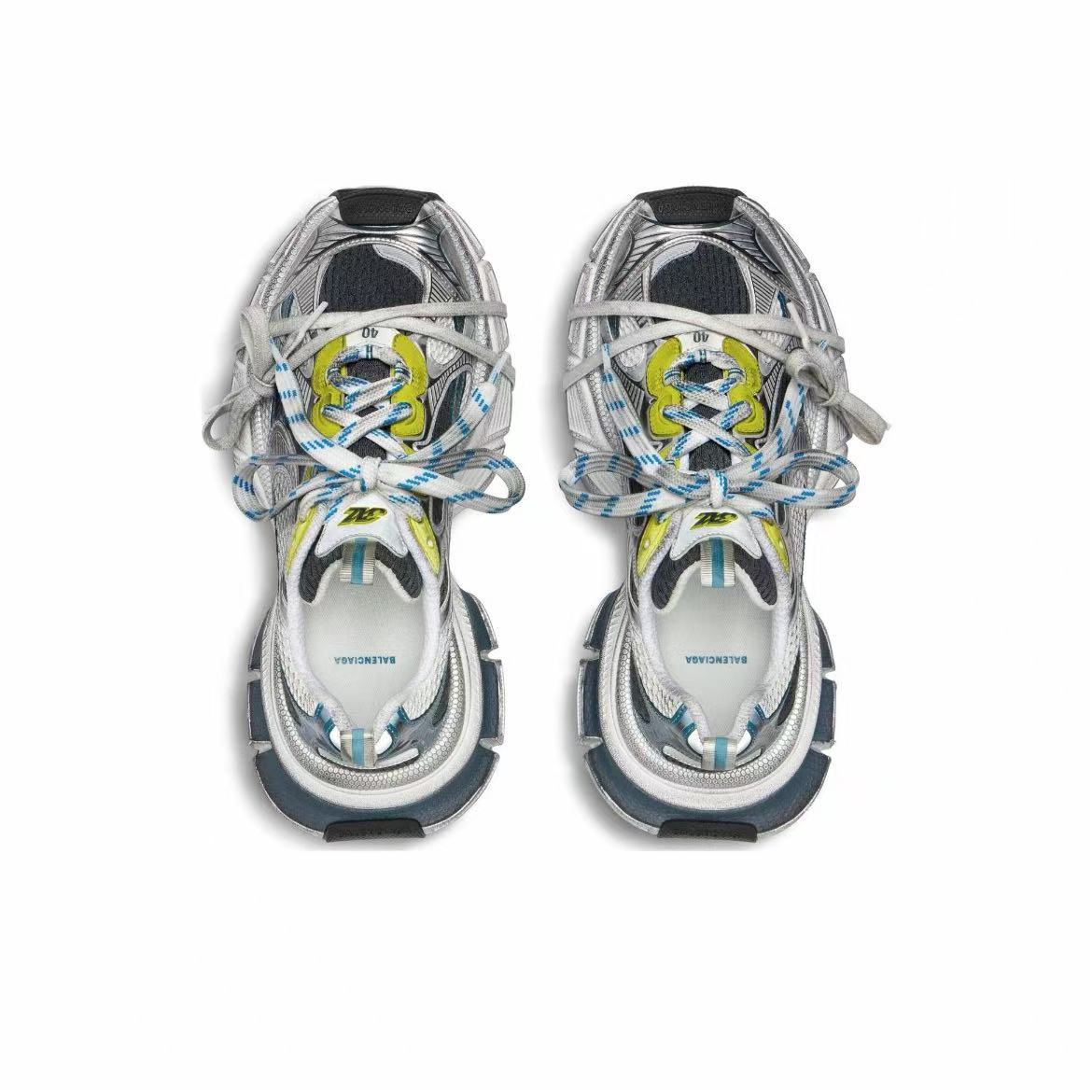 EM Sneakers Balenciaga 3XL White Blue Yellow