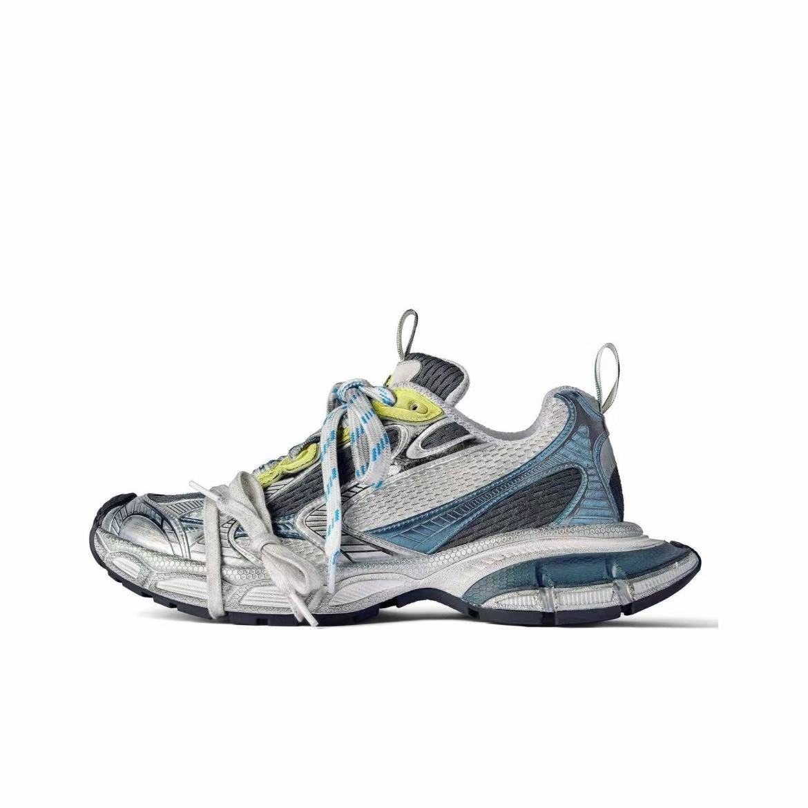 EM Sneakers Balenciaga 3XL White Blue Yellow