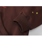 EM Sneakers Sp5der Angel Number Hoodie Brown