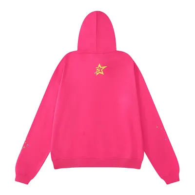 EM Sneakers Sp5der P*NK Hoodie Pink 02