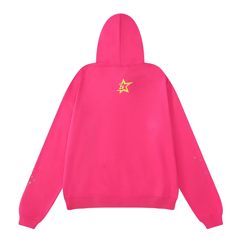 EM Sneakers Sp5der P*NK Hoodie Pink